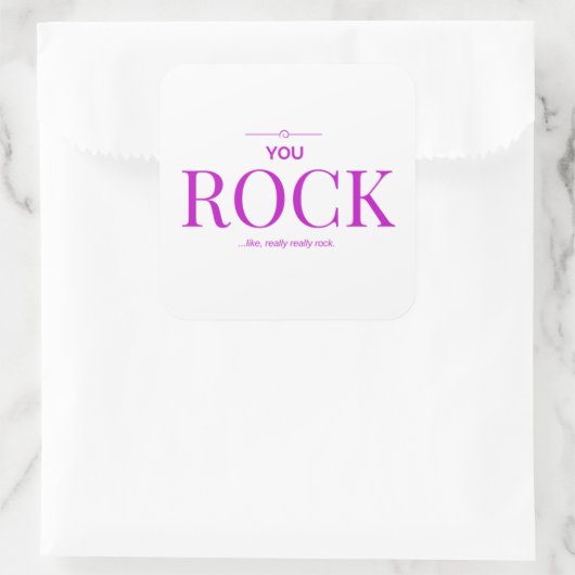 SIE SCHAUKELN Aufkleber (Tasche)