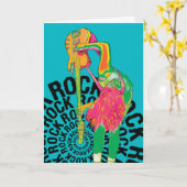 Sie schaukeln! Geburtstags-Karte Karte (Gelbe Blume)