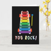 Sie schaukeln karte (Gelbe Blume)