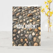 Sie schaukeln! Sandy-Kiesel-Kopfstein-Bahn Karte (Gelbe Blume)