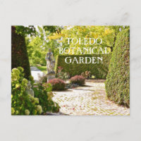 "SIE SCHAUT ÜBER DEN GARTEN" TOLEDO BOTANISCHES GA