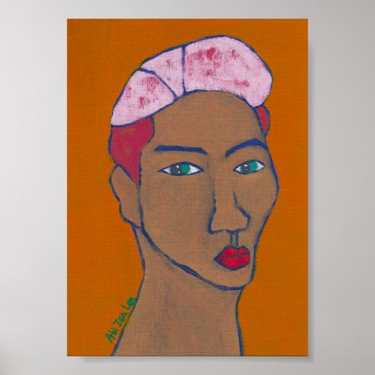 Sie schauten in Ihre Augen - Kunstdrucke Poster (Vorne)