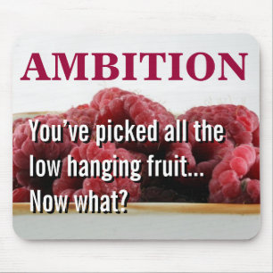 Sie scheinen, keinen Ehrgeiz im Leben zu haben Mousepad