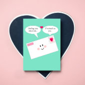 Sie schicken mir eine Jubiläumskarte Karte