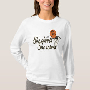 Sie schießt… sie zählt T-Shirt