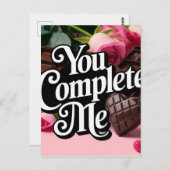 SIE SCHLIESSEN MICH AB POSTKARTE (Vorne/Hinten)