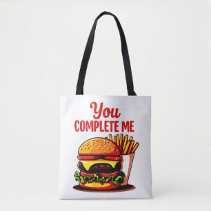 Sie schließen mir Pizza Graphic Tasche
