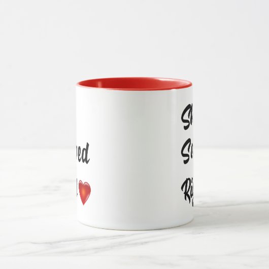 Sie schluckte rechts - Combo Tasse (Zentrum)