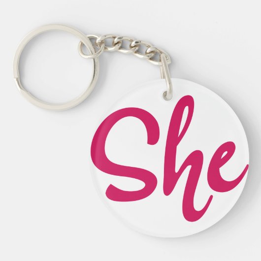 Sie Schlüsselanhänger (Vorderseite)