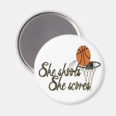 Sie schoots...sie kommt.. magnet (Vorderseite/Rückseite)