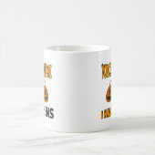 Sie schräg erschrecken mich, den ich ZWILLINGE Kaffeetasse (Mittel)