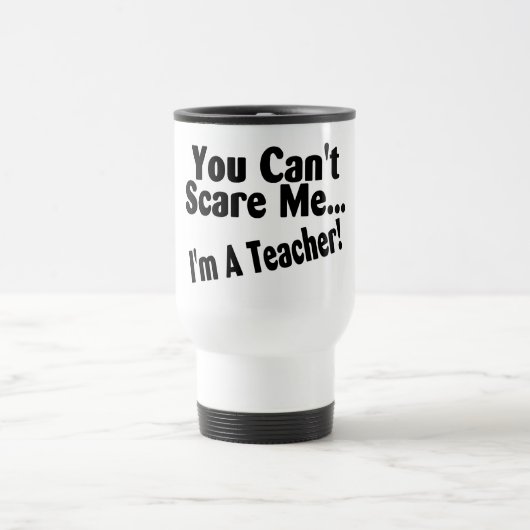Sie schräg erschrecken mich Im ein Lehrer Reisebecher (Mittel)