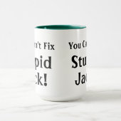 Sie schräge Verlegenheits-dummer Jack Tasse (Zentrum)