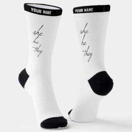 sie schrieben Schriftart Socken