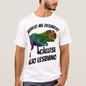 Sie schweigen sich alt lesbiano T-Shirt (Vorderseite)