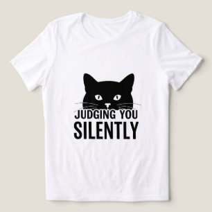 Sie schweigend katzenjunges Shirt, lustiger Katzen Tri-Blend Shirt