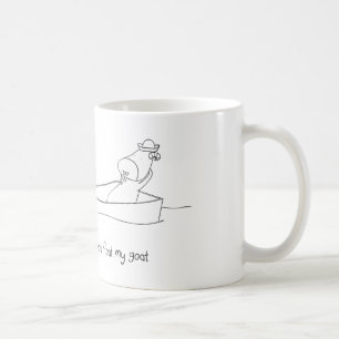 Sie schwimmen meine Ziegen-Tasse Kaffeetasse