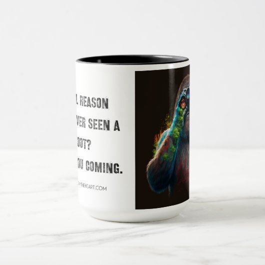 Sie sehen dich kommen tasse (Zentrum)