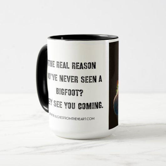 Sie sehen dich kommen tasse (Vorderseite Links)