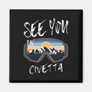 Sie sehen in Civetta Wandern Italien Urlaub Ski Go Magnet