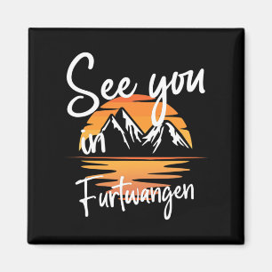 Sie sehen in Furtwangen Deutschland Urlaub Ski 2 Magnet