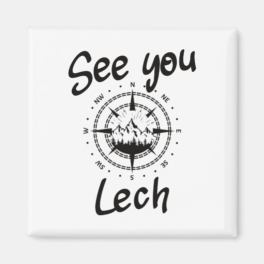 Sie sehen in Lech Vorarlberg Comp Ski Urlaub Magnet (Vorne)
