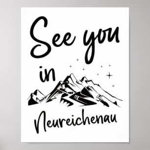 Sie sehen in Neureichenau Deutschland Ferienski Poster