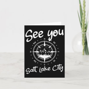 Sie sehen in Salt Lake City Usa Urlaub Skiwandern Karte