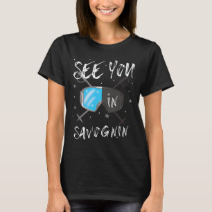 Sie sehen in Savognin Schweiz Wanderurlaub Sk T-Shirt