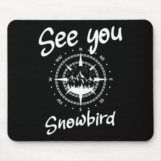 Sie sehen in Snowbird Usa Vacation Ski Comp Mousepad (Vorne)