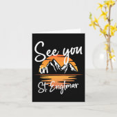 Sie sehen in St. Englmar Deutschland Ferienski Karte (Gelbe Blume)