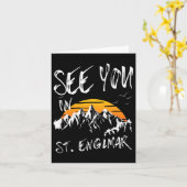 Sie sehen in St. Englmar Deutschland Urlaub Ski 1 Karte (Gelbe Blume)