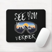 Sie sehen in Verbier Schweiz Wanderurlaub Ski Mousepad (Mit Mouse)