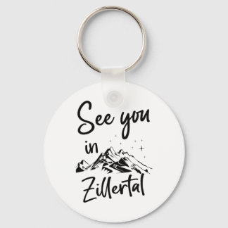 Sie sehen in Zillertal Tirol Österreich Ferienski Schlüsselanhänger