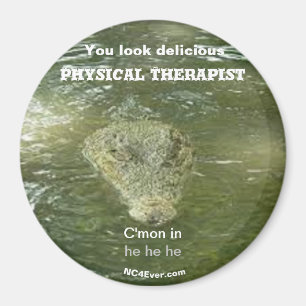 Sie sehen köstlich Physiotherapeut Magnet