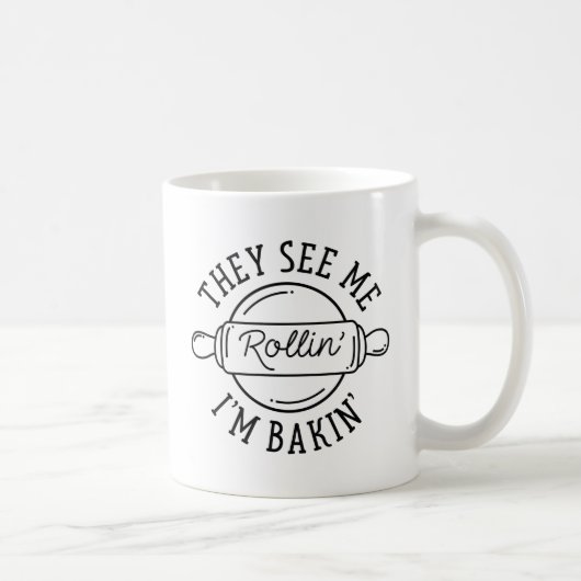 Sie sehen Me Rollin" Kaffeetasse (Rechts)