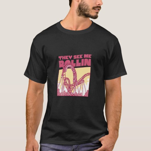 Sie sehen mich als Rolling Amusement Park Rollerco T-Shirt (Vorderseite)