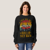 Sie sehen mich Golf rollen Sweatshirt (Vorne ganz)