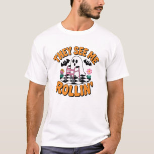 Sie sehen mich komisch rollen Ghost Walker Zitat T-Shirt