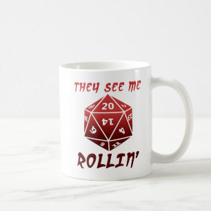 Sie sehen mich komisch rollen Tasse