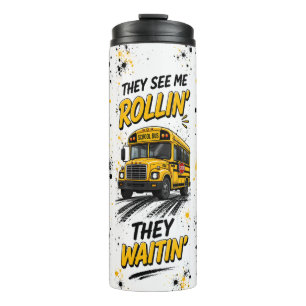 Sie sehen mich lustvoll rollenden Busfahrer Becher