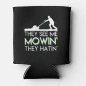 Sie sehen mich mowin sie haben Rasenmäher Dosenkühler (Vorderseite)