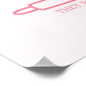 "Sie sehen mich Rollin" Funny Baking Zitat drucken Poster (Ecke)