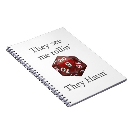 Sie sehen mich rollin Gang Notizblock (Rechte Seite)