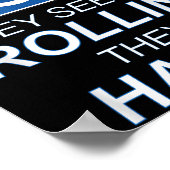 Sie sehen mich Rollin - sie hatin _ Funny Rollstuh Poster (Ecke)
