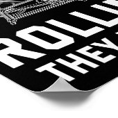 Sie sehen mich Rollin sie Hatin Spin Cl Funny Spin Poster (Ecke)