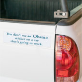 Sie sehen nicht einen Obama-Aufkleber…. Autoaufkleber (Auf Lkw)