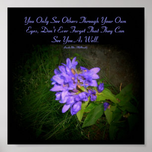 Sie sehen nur andere durch Ihr...Quote Poster. Poster