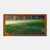Sie sehen Red Fox Desk Mat Schreibtischunterlage (Vorderseite)