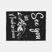 Sie sehen sich in Neukirchen Deutschland Ferienski Fleecedecke (Vorderseite (Horizontal))